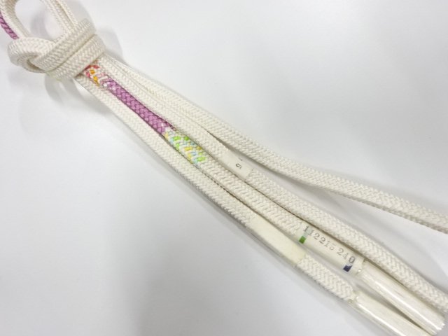 未使用品　正絹　手組帯締め